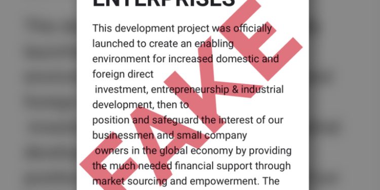 gipc cautions public against dubious business development and funding programme on social media