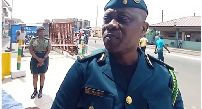 GIS Commander at Aflao calls for calm, cooperation after assault on officers 1 gis commander at aflao calls for calm cooperation after assault on officers