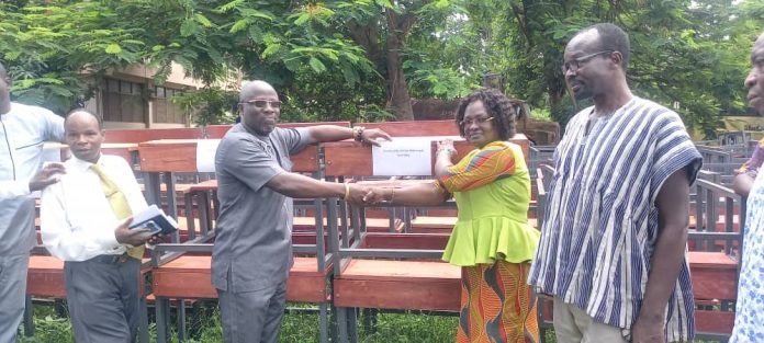 Hohoe Municipal Assembly presents desks to schools 1 hohoe municipal assembly presents desks to schools