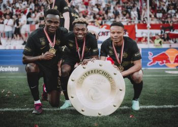 Lawrence Agyekum & Forson Amankwah win Austrian league title with Red Bull Salzburg