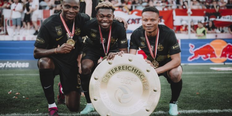 lawrence agyekum forson amankwah win austrian league title with red bull salzburg