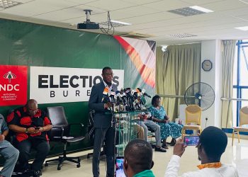 Livestream: NDC addresses press ahead of tomorrow’s primaries