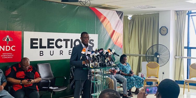 livestream ndc addresses press ahead of tomorrows primaries