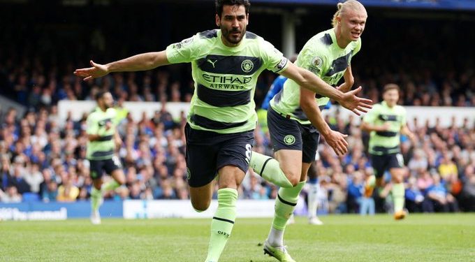 manchester city one win away from premier league title after everton victory