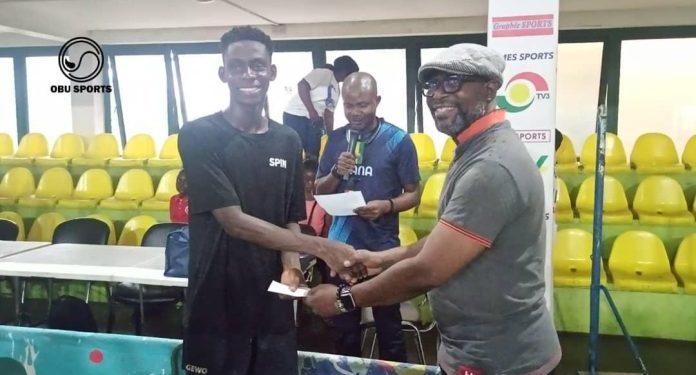 marfo kwabi win series four table tennis gala
