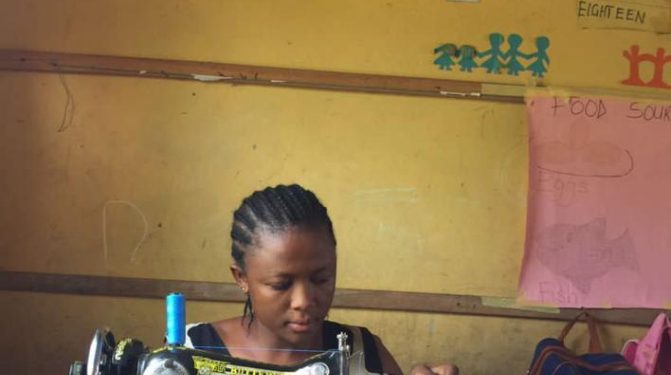 meet janet asibi a teacher who provides free uniform sewing services for students in need