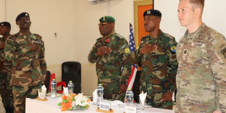 military officers trained on improvised explosive devices at 6 infantry battalion kamina barracks