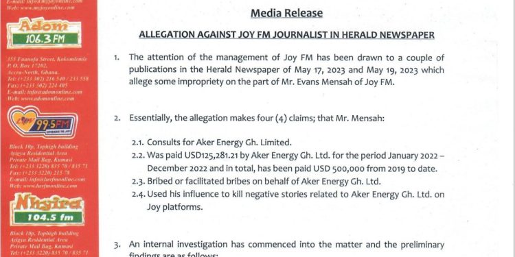 multimedia group reacts to the heralds claims against evans mensah