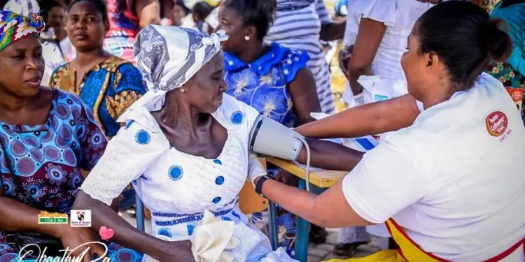 Nhyira FM treats widows, single mothers to a party on Mother’s Day 1 nhyira fm treats widows single mothers to a party on mothers day