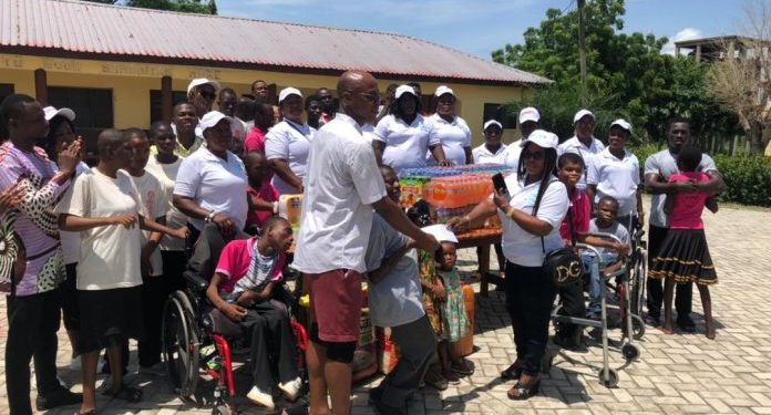 norvienyo association donates to special schools in central tongu