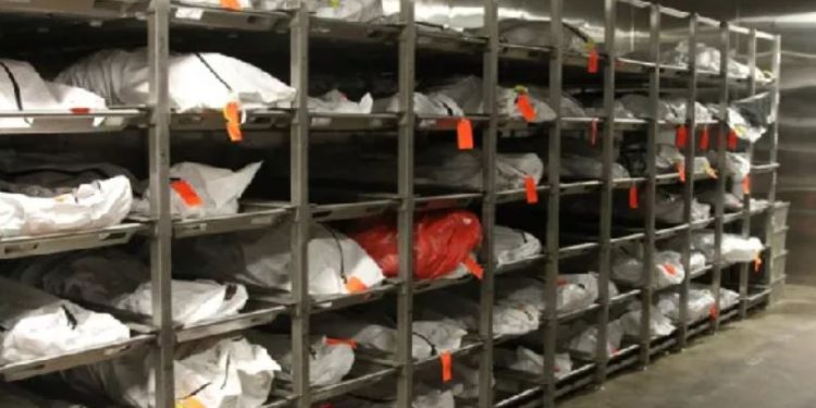 police hospital morgue stinks lab shuts down