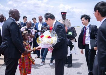 Prime Minister of Japan arrives in Ghana for two-day state visit