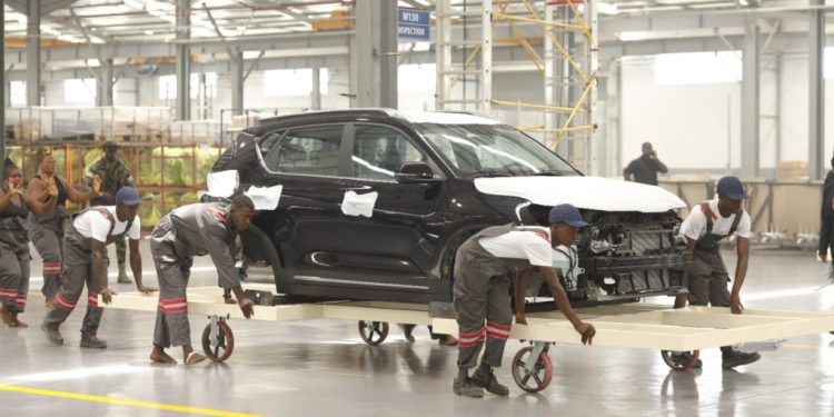 rana motors commissions magnificent state of the art kia vehicle assembly plant at amasaman