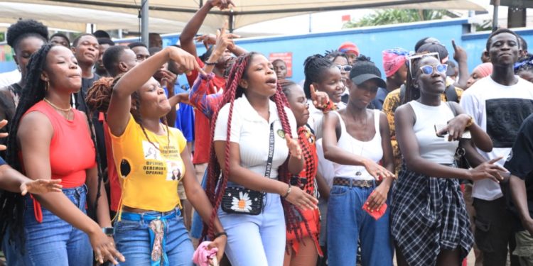 students of bluecrest university college excited with maiden edition of hitz tertiary src representative