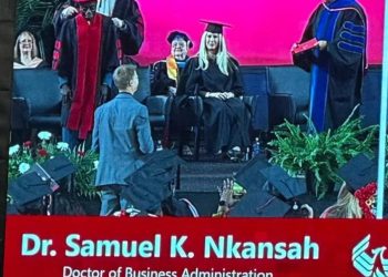 University of Phoenix decorates Dr Samuel Nkansah with Doctor of Business Administration