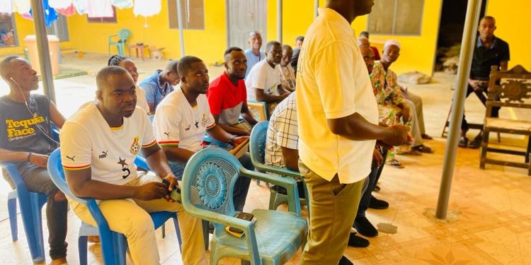 upper west akim mp cuts sod for rural telephony site project at asuokaw