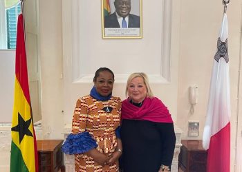 US Ambassador to Malta pays courtesy call on Ghana’s High Commissioner to Malta, Barbara Benisa
