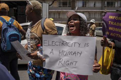 we are not sleeping on the job south africas president on power cuts