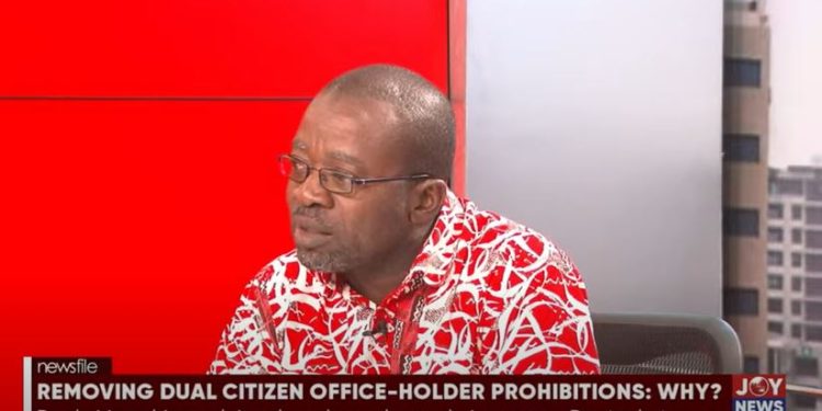 We don’t allow dual citizens to be president, military officers for good reason – Dr Asah-Asante 1 we dont allow dual citizens to be president military officers for good reason dr asah asante