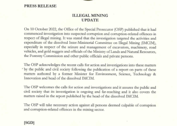 We’re investigating matters raised in Frimpong-Boateng’s galamsey report – Special Prosecutor