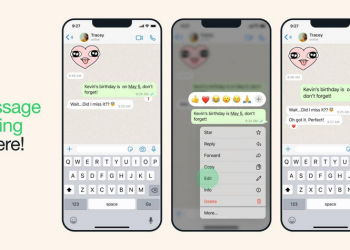 WhatsApp now lets you edit messages with a 15-minute time limit
