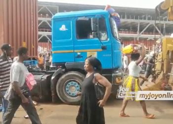 Woman killed as truck ran into traders at market in Kumasi