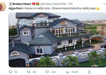 Agya Koo’s new plush mansion which got social media talking