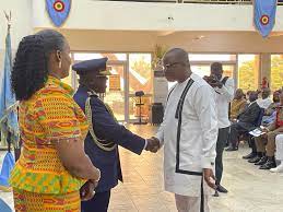 air vice marshal frederick bekoe inducted as new chief of air staff for gaf