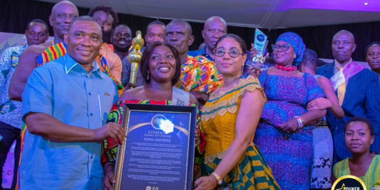Best teacher in Tarkwa-Nsuaem constituency goes home with $14,500 vehicle 1 best teacher in tarkwa nsuaem constituency goes home with 14500 vehicle