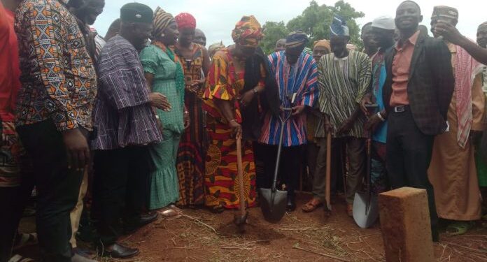 construction of three unit classroom block for kolinvai jhs begins