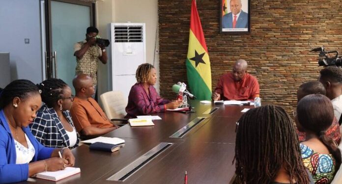 csos hold talks with former president mahama on prison conditions improvement