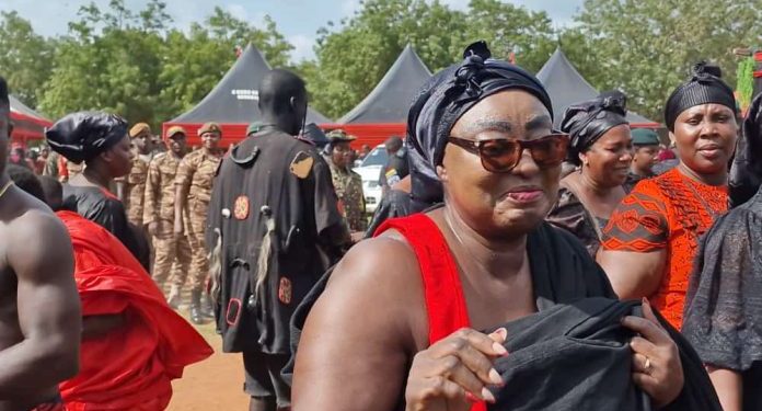 dr freda prempeh leads govt delegation to one week funeral rite of late duayaw nkwantamanhene