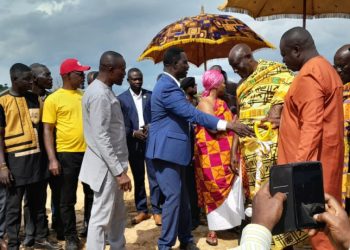 Education Minister cuts sod for TVET facility at Manso Nkwanta