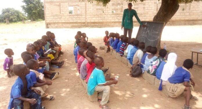 fidelity banks intervention relieves duose pupils of learning under trees