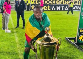 Ghana’s Bernard Tekpetey wins domestic double with Ludogorets Razgrad in Bulgaria