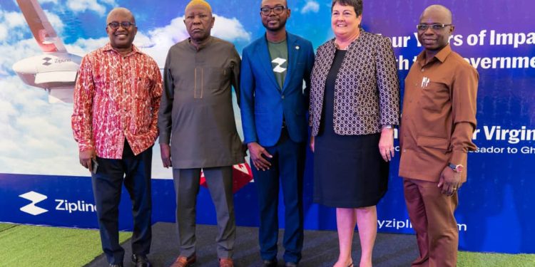 health ministry assures zipline of governments continuous support