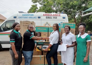 Hisense donates to Adjiringanor Health Centre