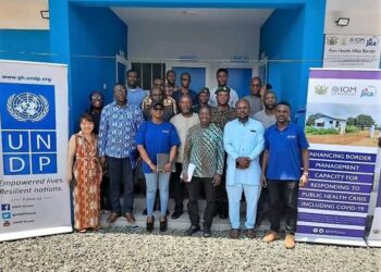 IOM, JICA Commission WASH facility, Isolation Centre at Aflao border