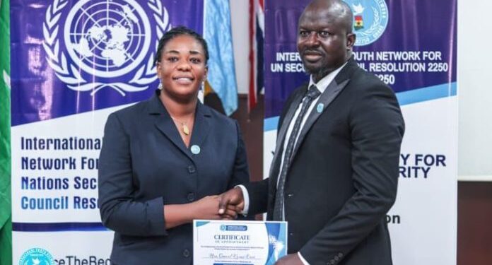 issah sawadogo receives honourary title on iynunscr 2250 as global secretary