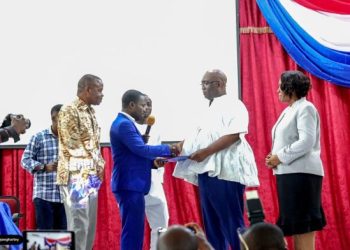 Joe Ghartey Picks Presidential Forms With Pledge to Fight Poverty and Unite Ghana