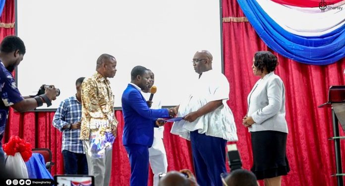 joe ghartey picks presidential forms with pledge to fight poverty and unite ghana