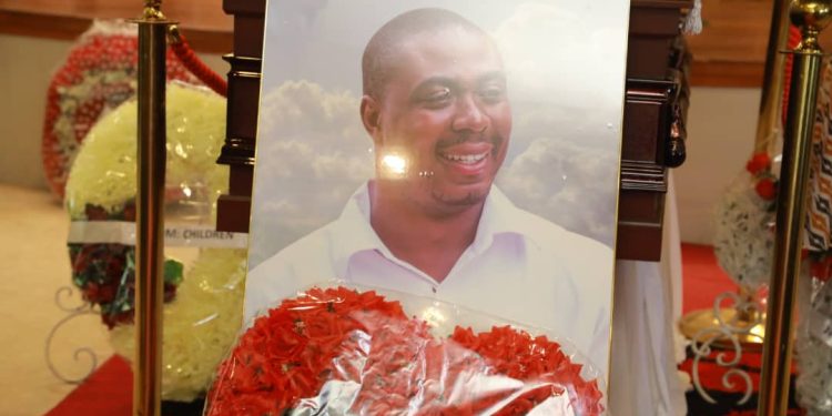 livestream burial service of the multimedia groups lead camera technician modestus zame underway