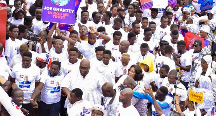 npp vibrates as joe ghartey files to be flagbearer