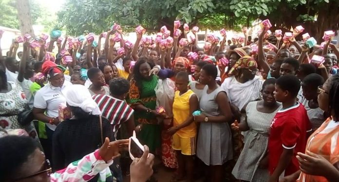 oti ndc womens wing supports 300 adolescents with sanitary pads