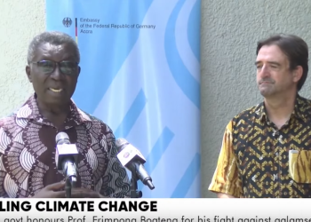 Prof Frimpong Boateng is a role model for fighting ‘galamsey’, follow his examples – German Ambassador urges Ghanaians