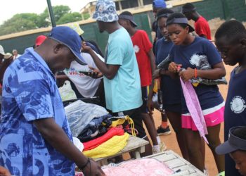 Robert Amartey Foundation holds tennis clinic