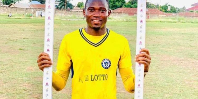 ronald numenyah fires home stars to adonai estate volta division two middle league