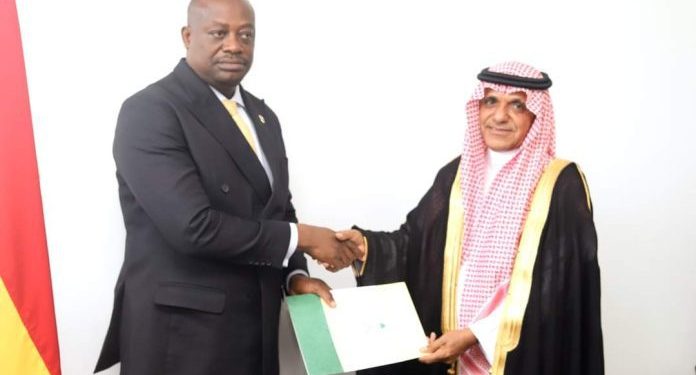 saudi ambassador designate presents letters of credence to deputy foreign minister