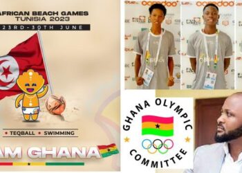 Team Ghana at 2nd African Beach Games 2023