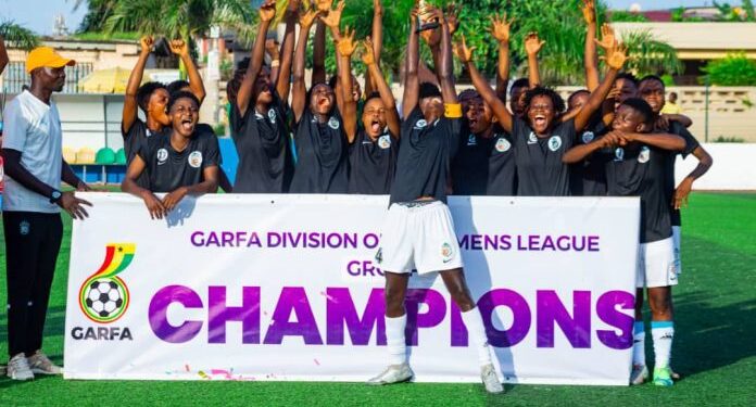 women division one unbeatable jonina ladies fc crowned garfa group b champions